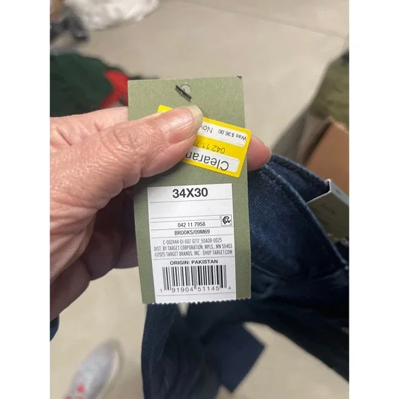 Goodfellow & Co Men's Slim Jeans - Dark Blue - Picture 4 of 4